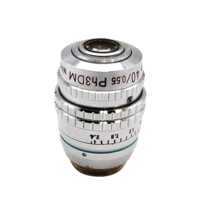 Nikon Microscope Objective Plan 40x PH3 DM ELWD 160/0-2.5 Phase Contrast - microscopemarketplace