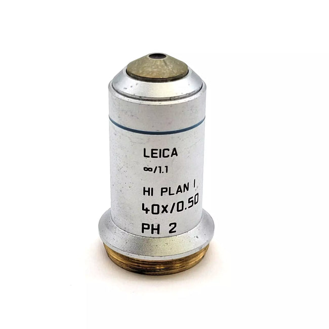 Leica Microscope Objective HI Plan I 40x Ph2 506273 Phase Contrast - microscopemarketplace