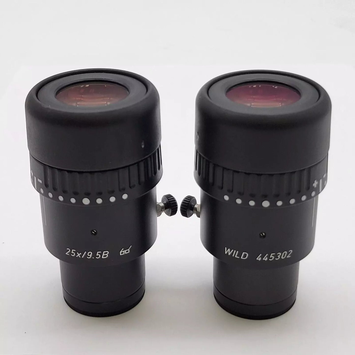 Leica Wild Stereo Microscope Eyepiece Pair 25x/9.5B 10445302 Eyepieces - microscopemarketplace