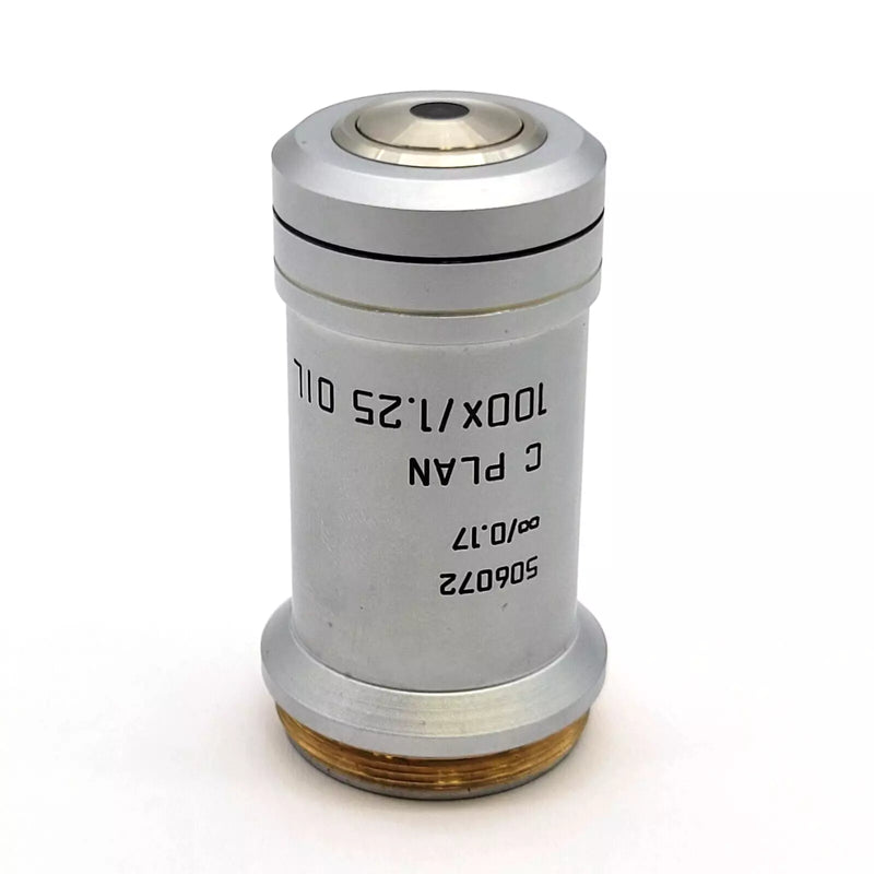 Leica Microscope Objective C Plan 100x 1.25 Oil ∞/0.17 506072 - microscopemarketplace