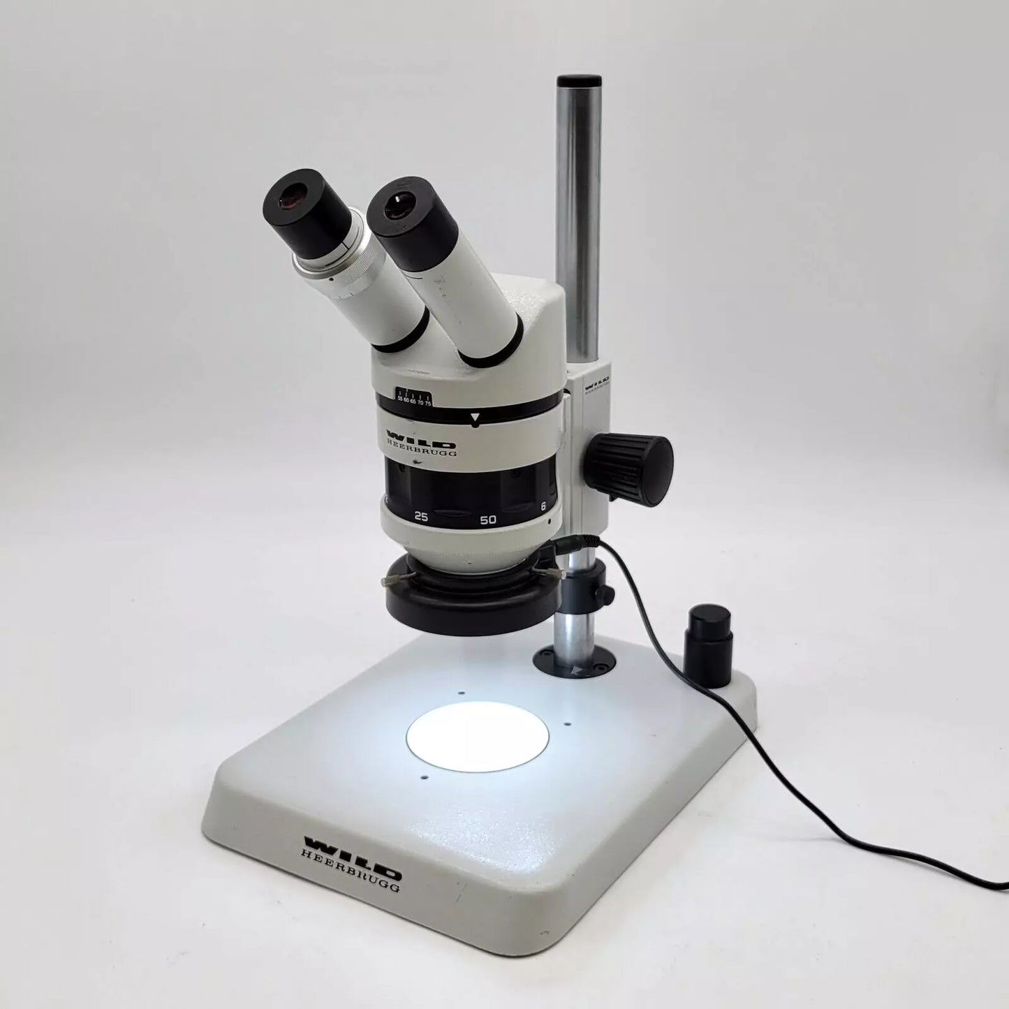 Wild Heerbrugg Stereo Microscope M5A with Stand - microscopemarketplace