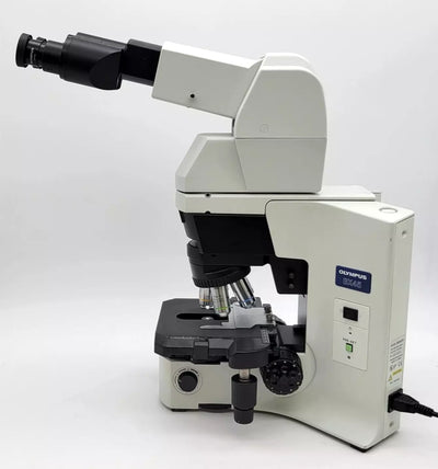 Olympus Microscope BX45 with 2x and Tilting Telescoping Head for Pathology/Mohs - microscopemarketplace