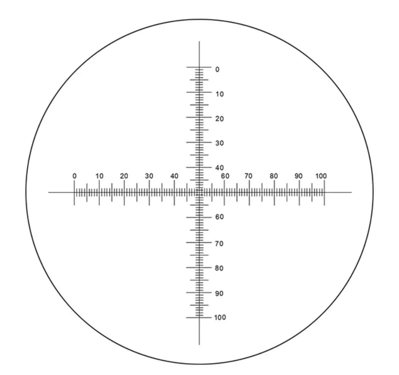 Nikon Microscope C-FC Reticle M Micrometer in Holder - microscopemarketplace