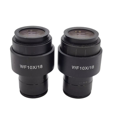 Zeiss Microscope Primo Star Eyepiece Pair WF 10x/18 415500-1500-000 - microscopemarketplace