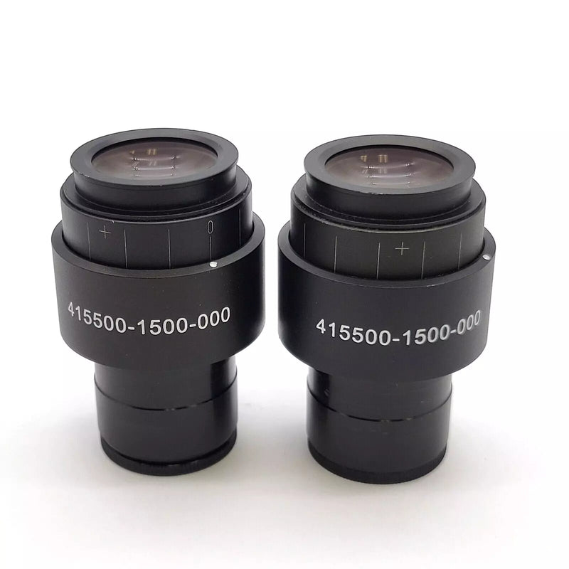 Zeiss Microscope Primo Star Eyepiece Pair WF 10x/18 415500-1500-000 - microscopemarketplace