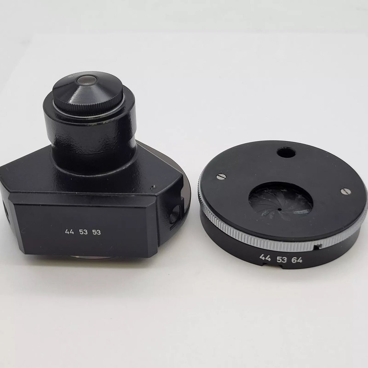 Zeiss Microscope Condenser 445353 and Diaphragm 445364 - microscopemarketplace