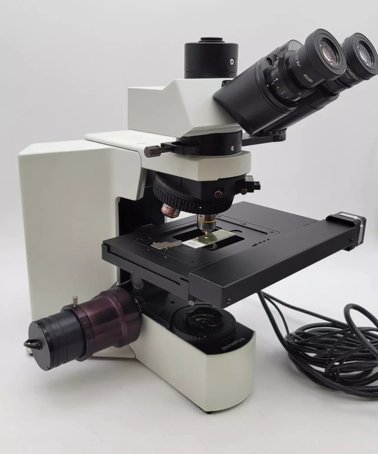 Olympus Microscope BX51 Pol Polarizing with Prior ProScan III Motorized ...