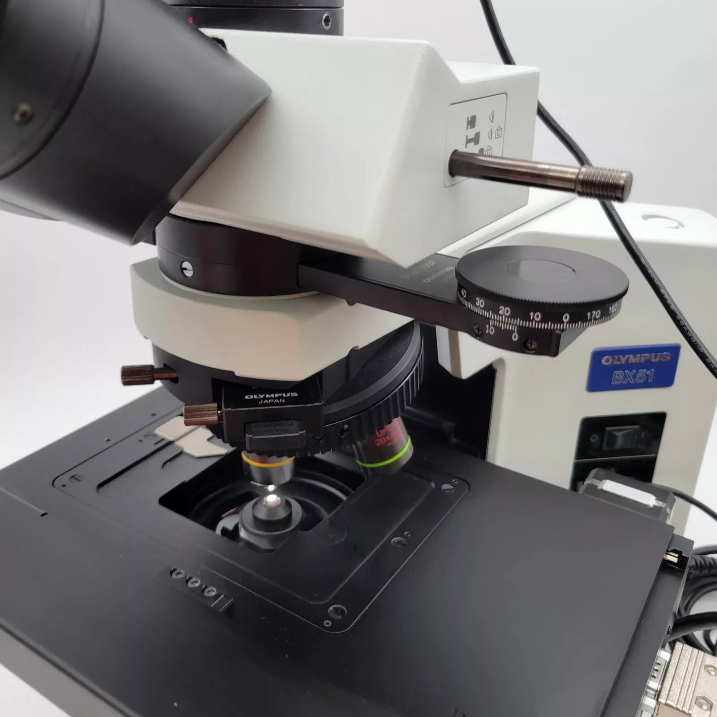 Olympus Microscope BX51 Pol Polarizing with Prior ProScan III Motorized Stage - microscopemarketplace