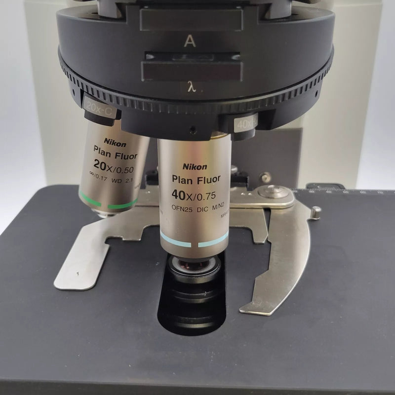 Nikon Microscope Eclipse 80i with DIC and Camera - microscopemarketplace