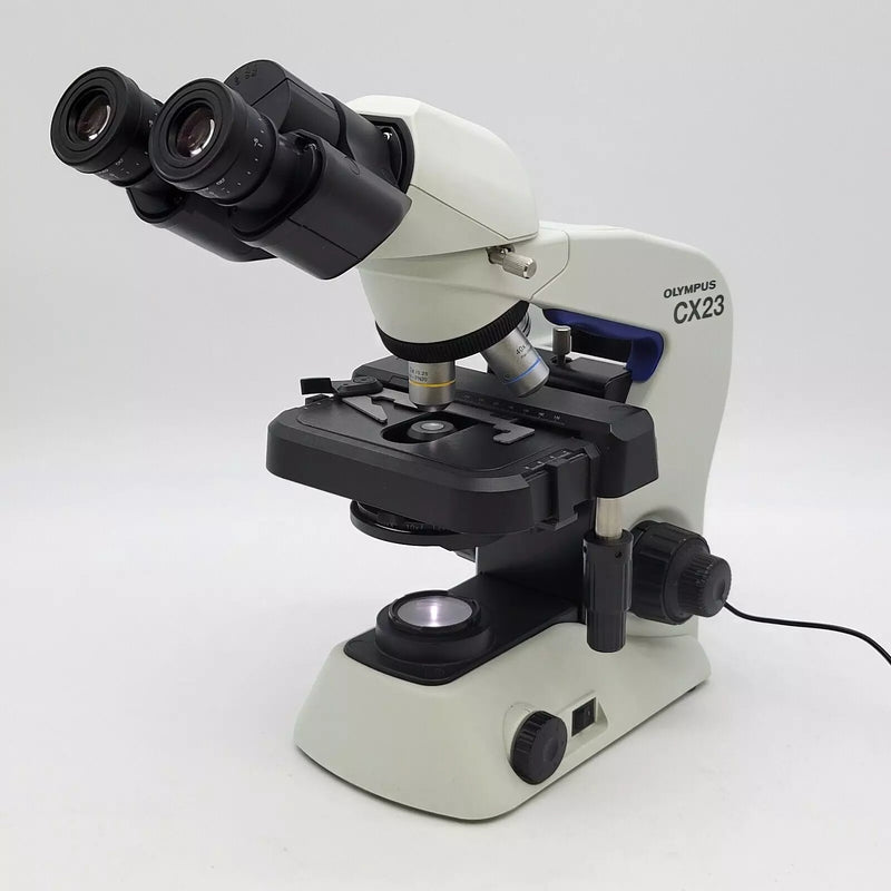 Olympus Microscope CX23 LED with 4x, 10x, 40x, and 100x Oil - microscopemarketplace