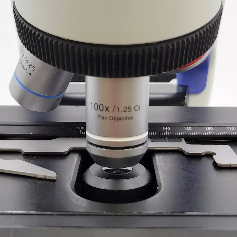 Olympus Microscope CX23 LED with 4x, 10x, 40x, and 100x Oil - microscopemarketplace