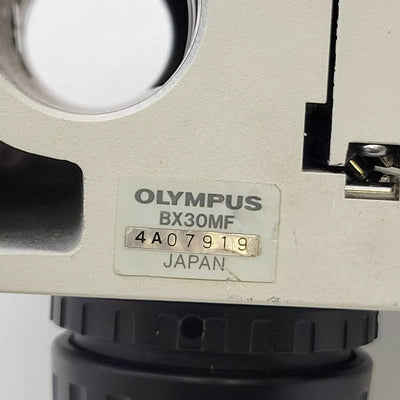 Olympus Microscope BX30MF Coarse/Fine Focus Block and Nosepiece - microscopemarketplace