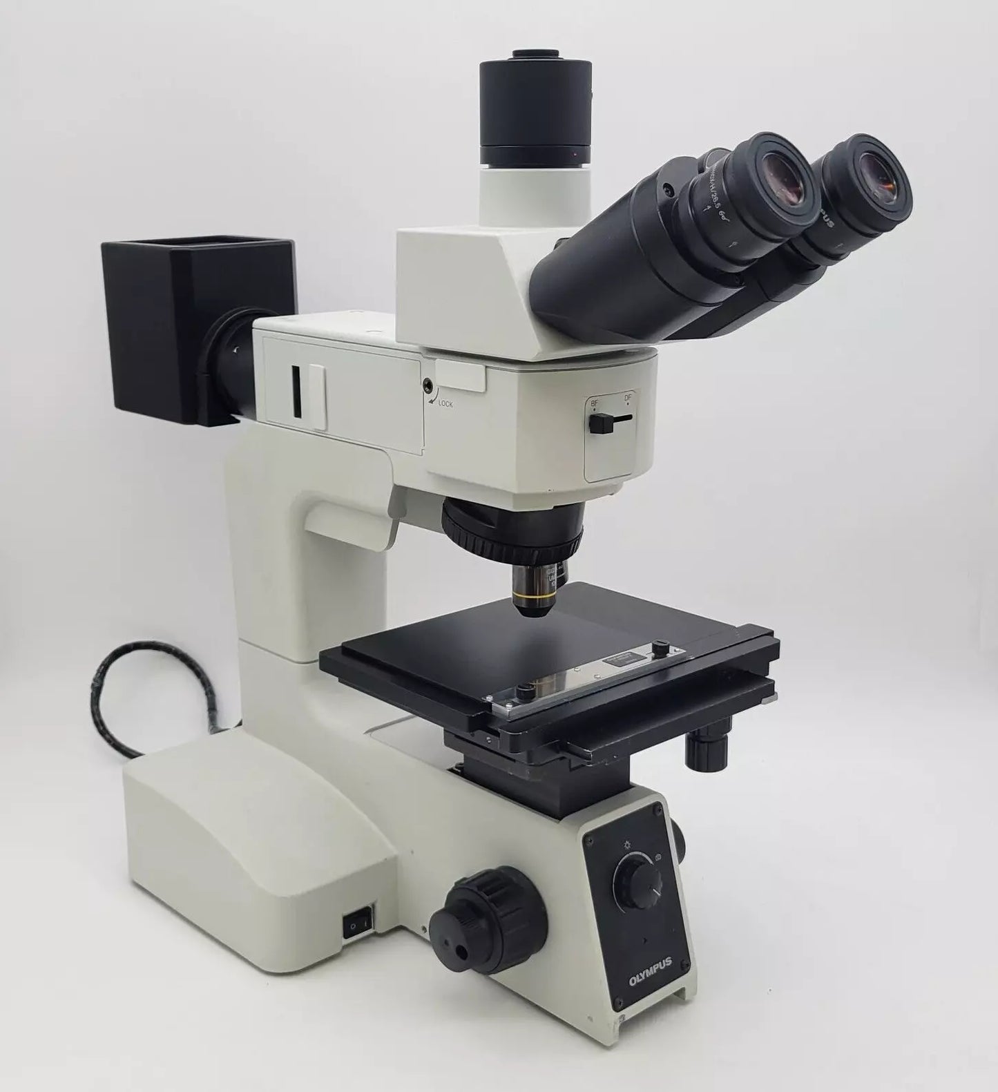 Olympus Microscope MX51 Semiconductor Inspection Metallurgy with Trinocular Head - microscopemarketplace