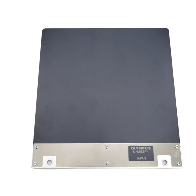 Olympus Microscope U-MSSP4 Solid Specimen Stage Plate for U-SIC4R/L2 - microscopemarketplace