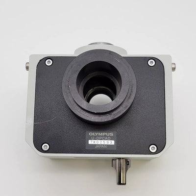 Olympus Microscope U-DPCAD Dual Port Camera Adapter with C-Mounts - microscopemarketplace