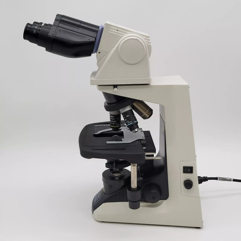 Nikon Microscope E200 LED with 2x and Tilting Ergo Head for Pathology - microscopemarketplace