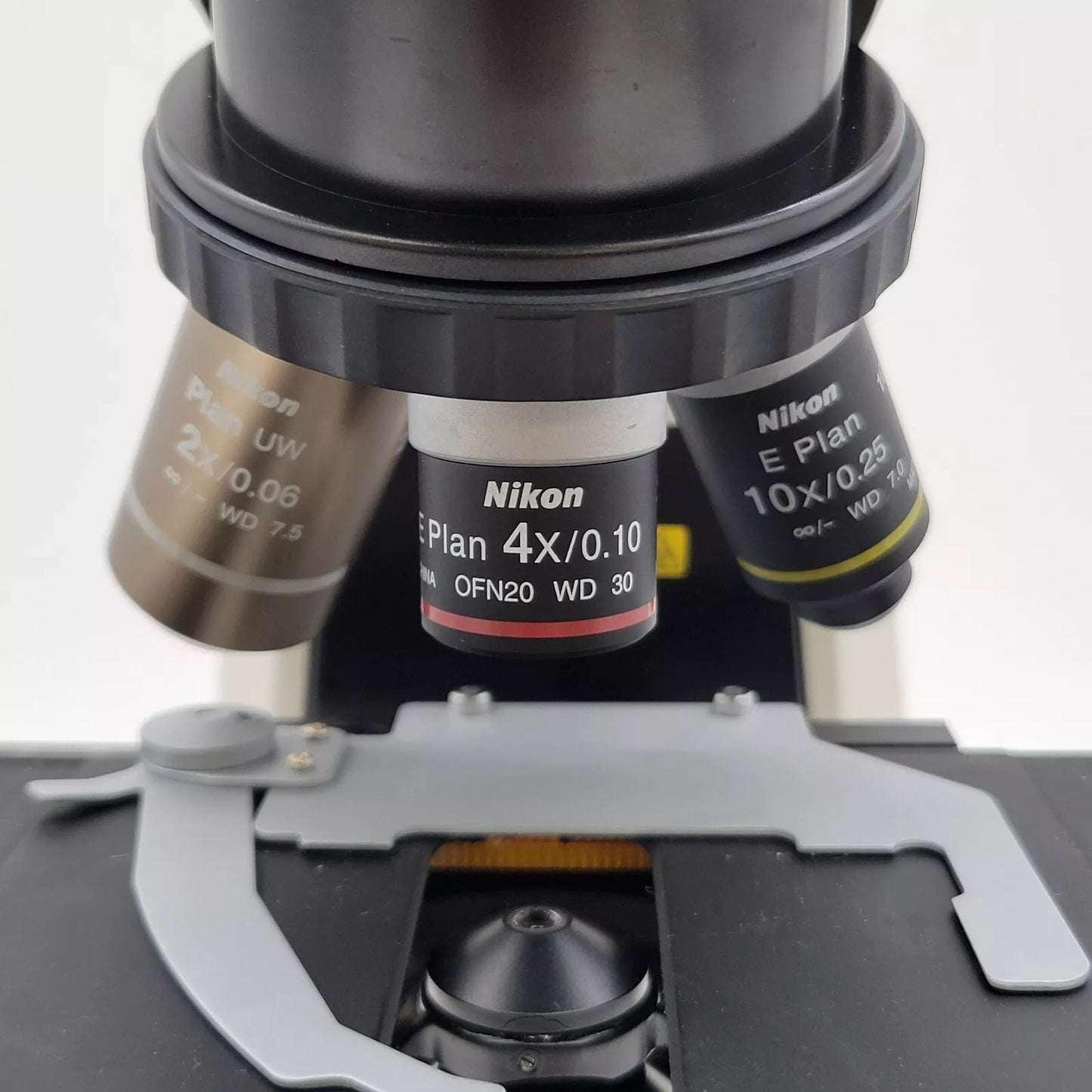 Nikon Microscope E200 LED with 2x and Tilting Ergo Head for Pathology - microscopemarketplace