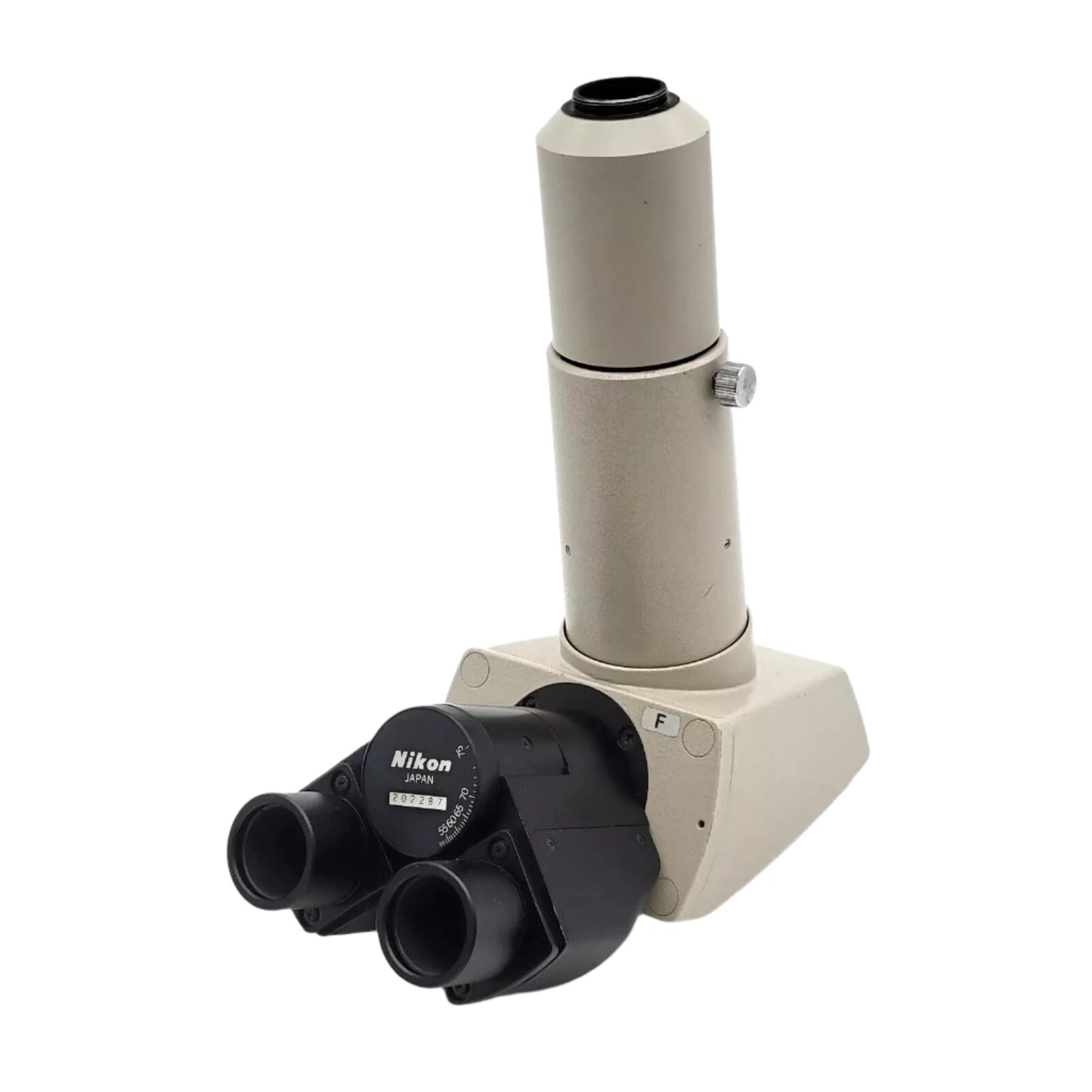 Nikon Microscope Trinocular Head F with Relay Lens & Camera Adapter