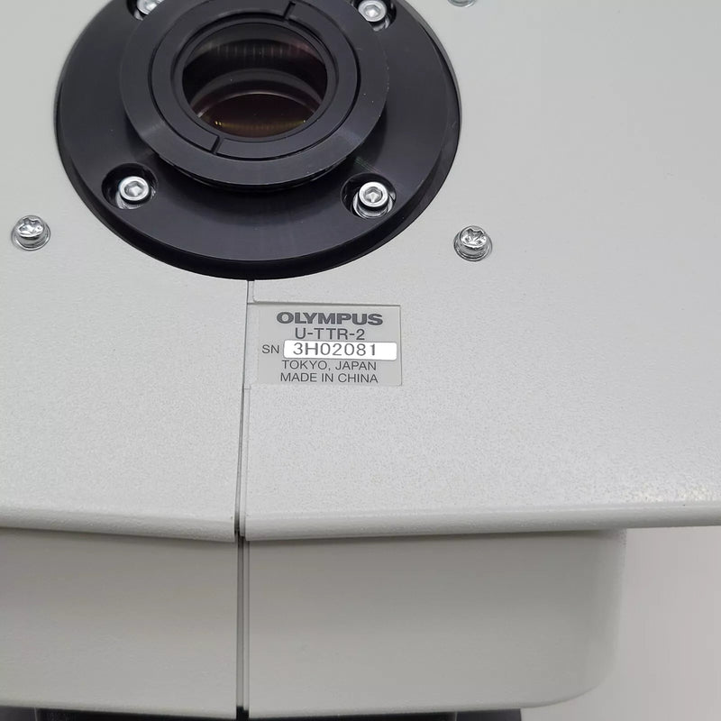 Olympus Microscope U-TTR-2 Tilting Trinocular Ergo Head for BX Series *New* - microscopemarketplace