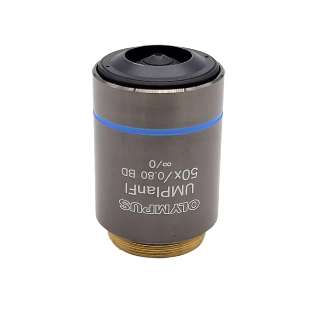 Olympus Microscope Objective UMPlanFl 50x BD Brightfield Darkfield - microscopemarketplace