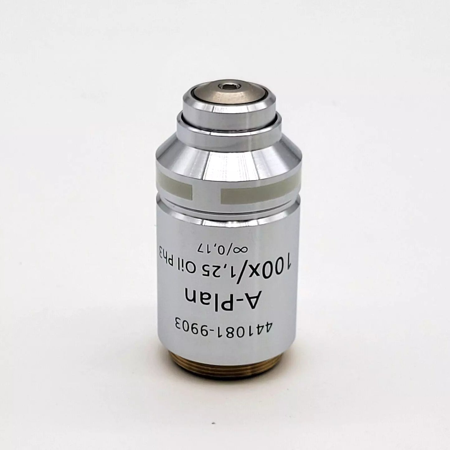 Zeiss Microscope Objective A-Plan 100x 1.25 Oil Ph3 441081-9903 Phase Contrast - microscopemarketplace