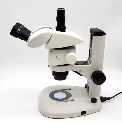 Leica Stereo Microscope M80 Trinocular w. Transmitted/Reflected LED Light Stand - microscopemarketplace