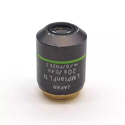 Olympus Microscope Objective LMPlanFL N 20x / 0.40 LMPLFLN - microscopemarketplace