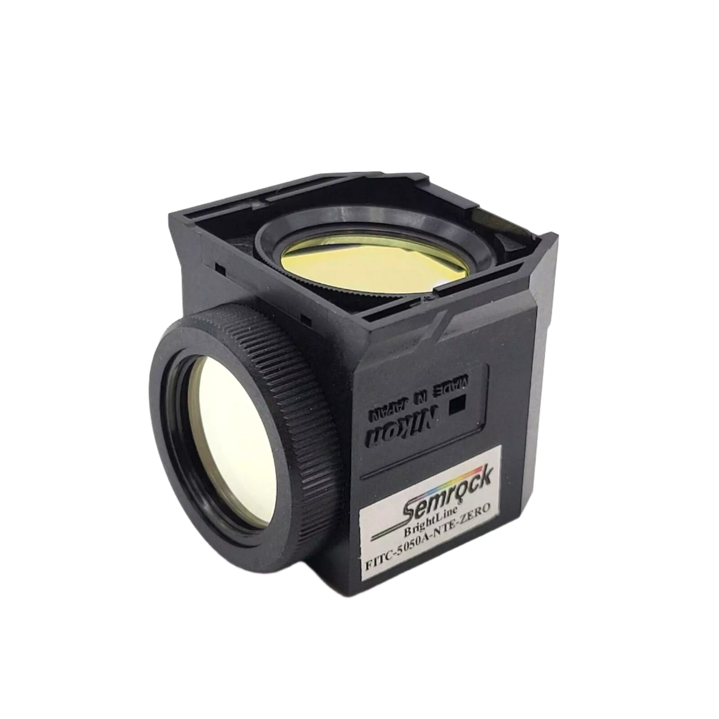 Nikon Microscope Fluorescence Filter Cube FITC Semrock - microscopemarketplace