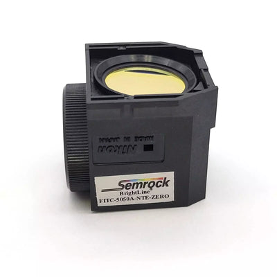 Nikon Microscope Fluorescence Filter Cube FITC Semrock - microscopemarketplace