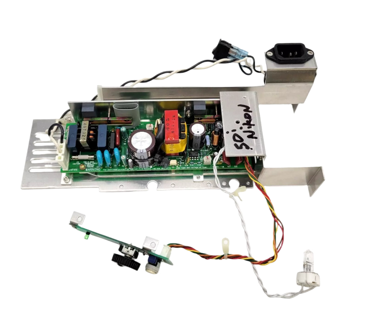 Nikon Microscope 50i Electronics Replacement Power Board, Rheostat, Switch, Lamp - microscopemarketplace