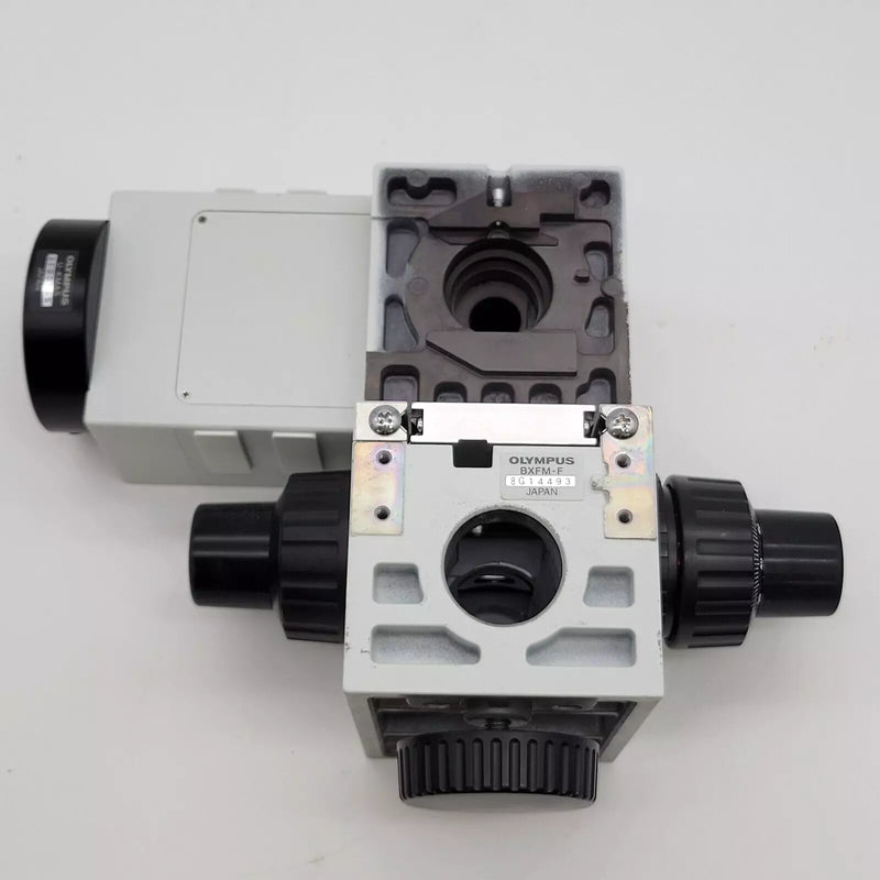 Olympus Microscope BXFM-F Focusing Module & U-KMAS Reflected BF Illuminator - microscopemarketplace