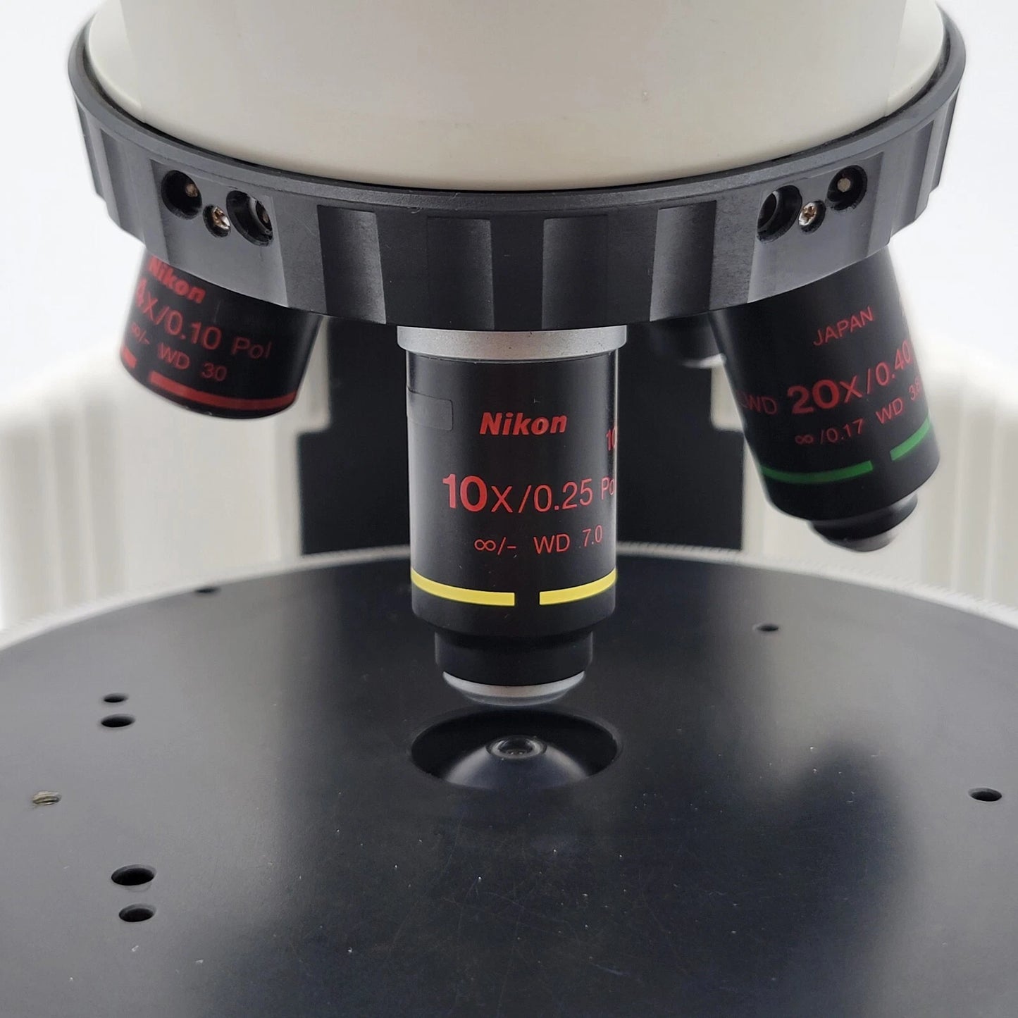Nikon Microscope Eclipse E400 Pol with Trinocular Head - microscopemarketplace