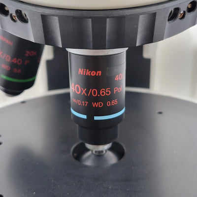 Nikon Microscope Eclipse E400 Pol with Trinocular Head - microscopemarketplace
