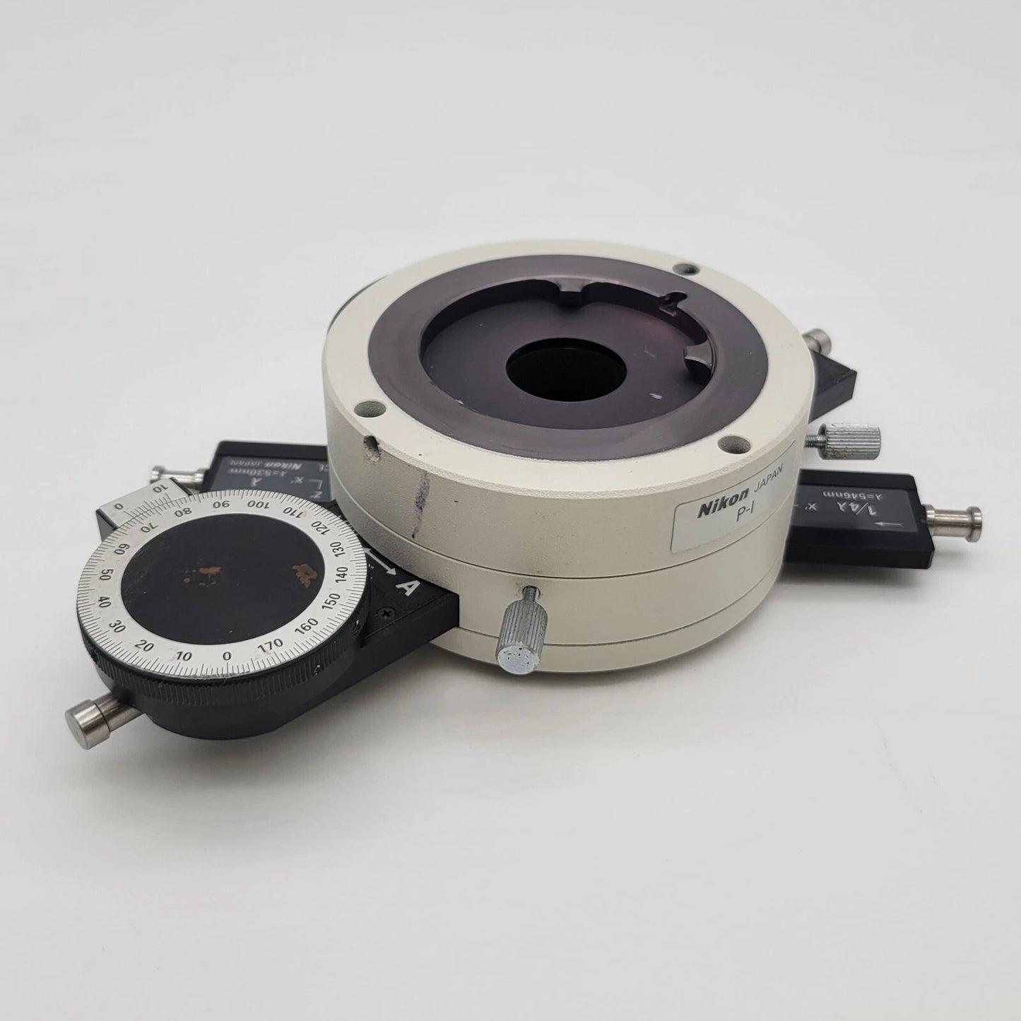 Nikon Microscope P-I Intermediate Tube with Analyzer & P-CL Quarter Wave Plate - microscopemarketplace