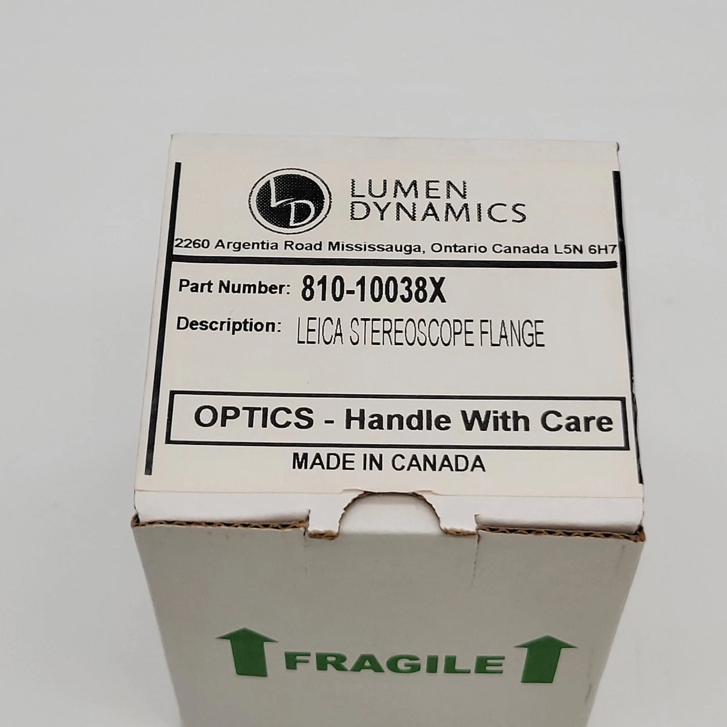 Excelitas Lumen Dynamics 810-10038X Leica Mini+ Stereoscope Flange - microscopemarketplace