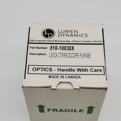 Excelitas Lumen Dynamics 810-10038X Leica Mini+ Stereoscope Flange - microscopemarketplace