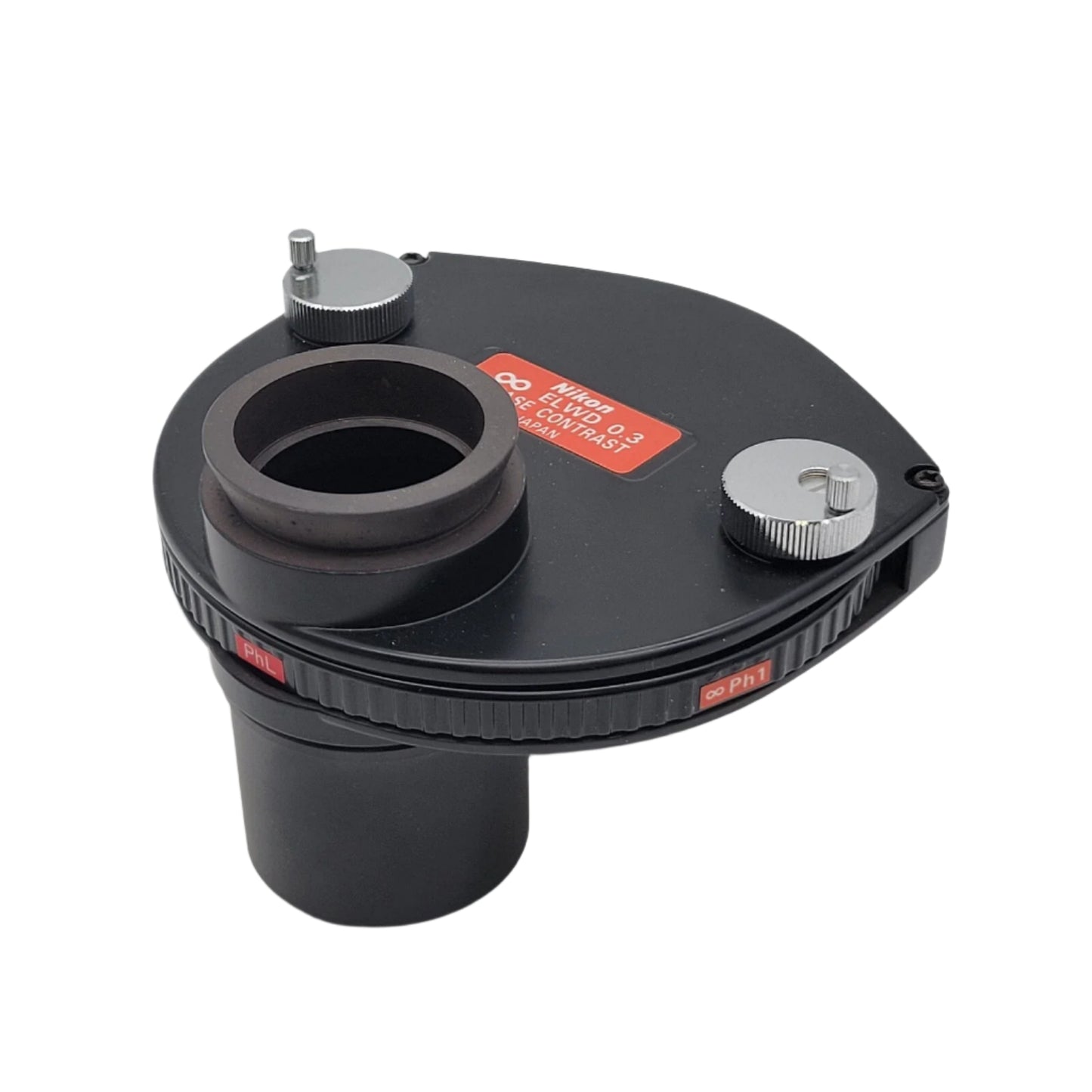 Nikon Microscope Phase Contrast Condenser ELWD 0.3 with PhL, Ph1, Ph2 - microscopemarketplace
