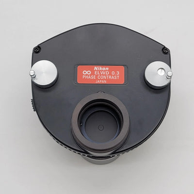 Nikon Microscope Phase Contrast Condenser ELWD 0.3 with PhL, Ph1, Ph2 - microscopemarketplace