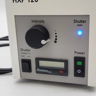 Zeiss HXP 120 Microscope Fluorescence Illuminator & Light Guide 423013-0000-000 - microscopemarketplace