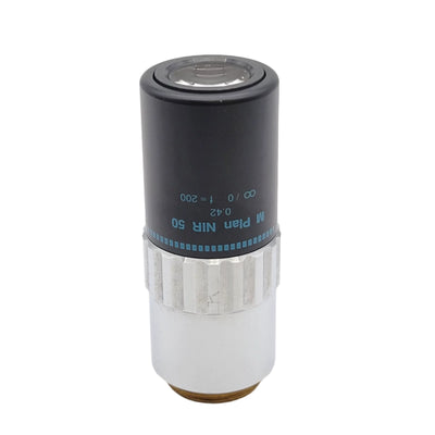 Mitutoyo Microscope Objective M Plan NIR 50x - microscopemarketplace