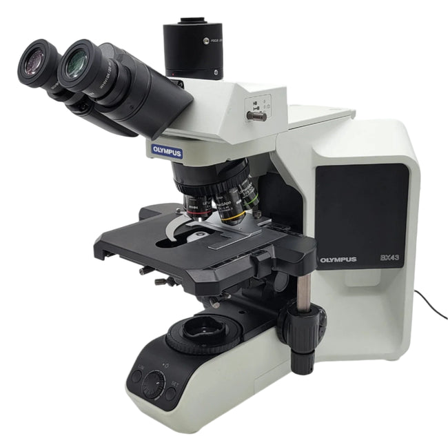 Olympus Microscope BX43 LED with Apo Objectives and Trinocular Head - microscopemarketplace