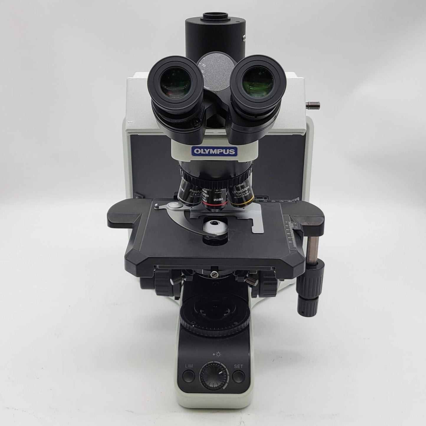 Olympus Microscope BX43 LED with Apo Objectives and Trinocular Head - microscopemarketplace