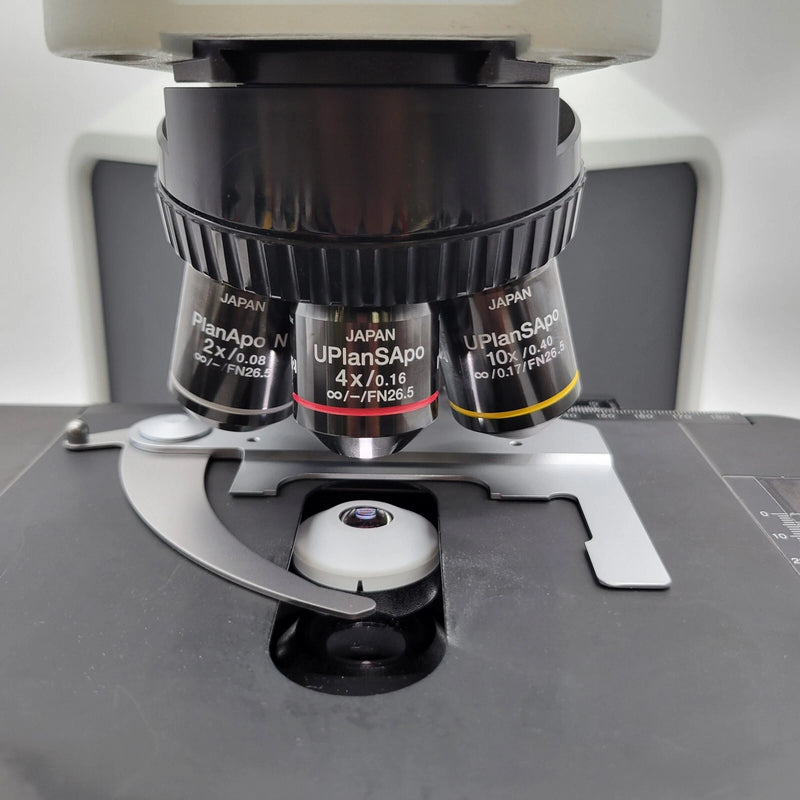 Olympus Microscope BX43 LED with Apo Objectives and Trinocular Head - microscopemarketplace