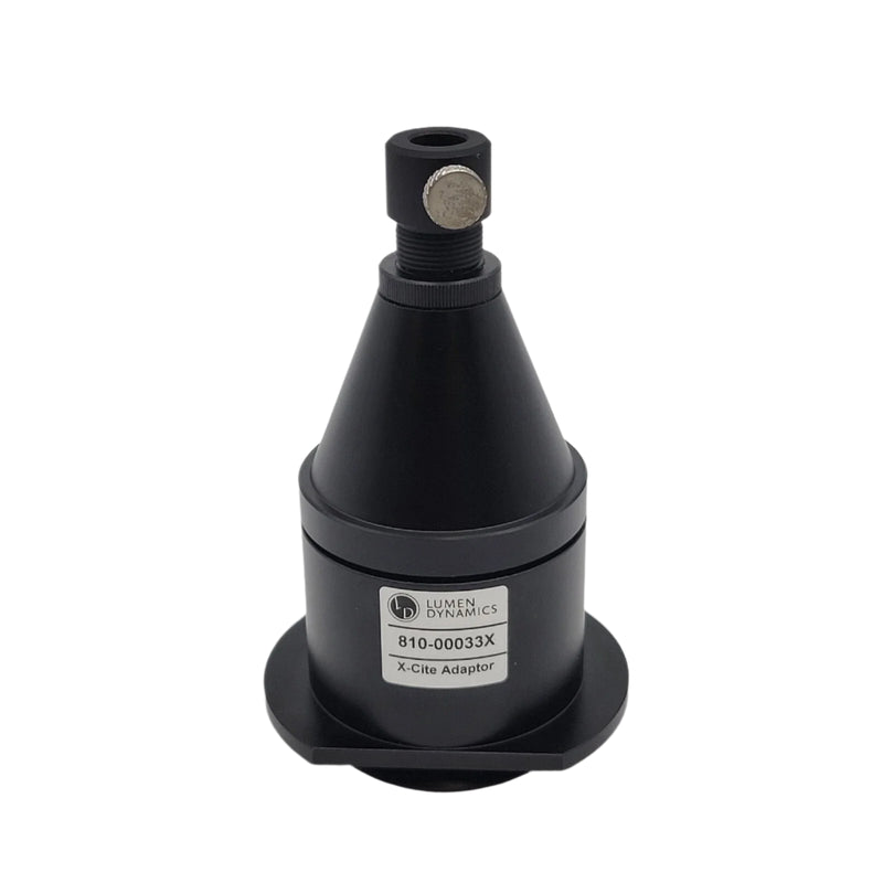 Lumen Dynamics Exfo X-Cite Microscope Collimating Adapter 810-00033X for Leica - microscopemarketplace