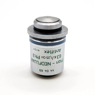 Zeiss Microscope Objective Plan Neofluar 63x 1.25 Oil Ph3 Antiflex 440469 - microscopemarketplace