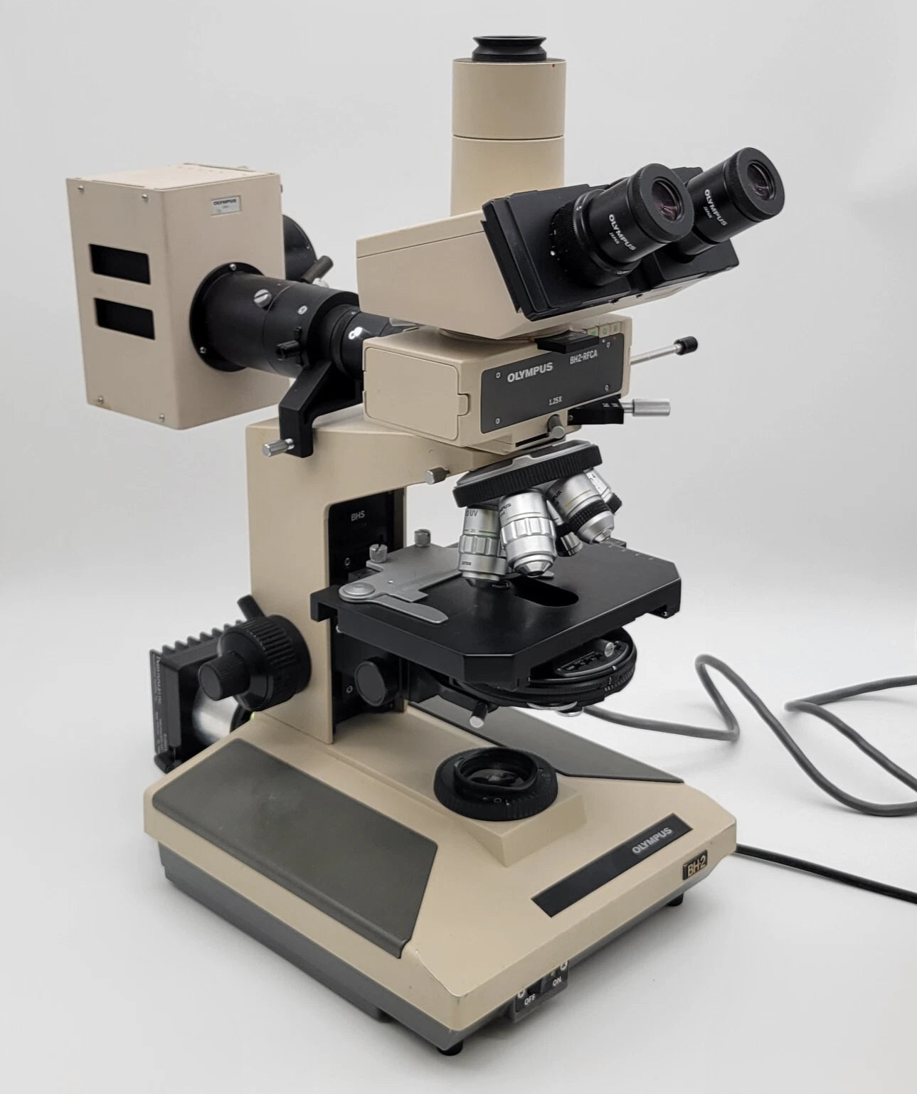 Olympus Microscope BH2 with DIC / NIC, Fluorescence, & Nanodyne LED ...