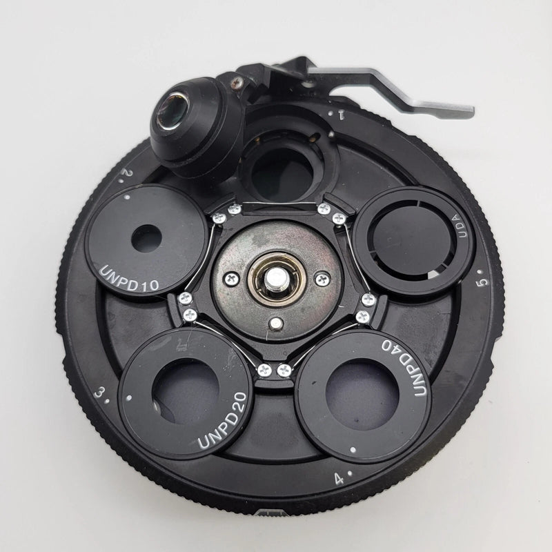 Olympus Microscope BH2 with DIC / NIC, Fluorescence, & Nanodyne LED Light BH-2 - microscopemarketplace