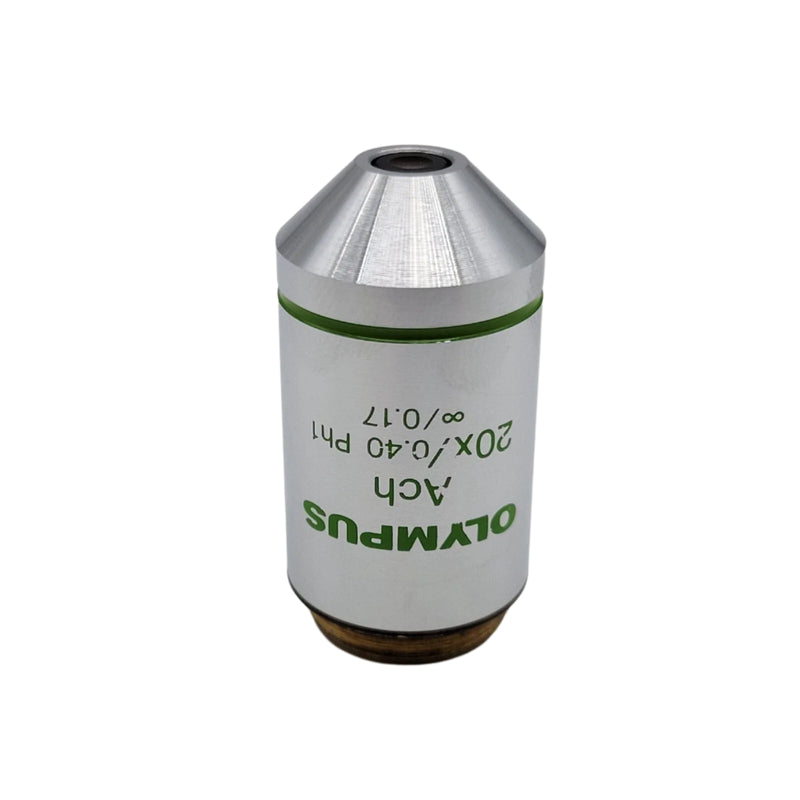 Olympus Microscope Objective Ach 20x Ph1 Phase Contrast - microscopemarketplace