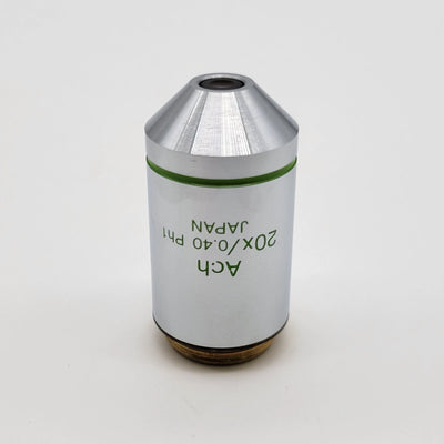 Olympus Microscope Objective Ach 20x Ph1 Phase Contrast - microscopemarketplace