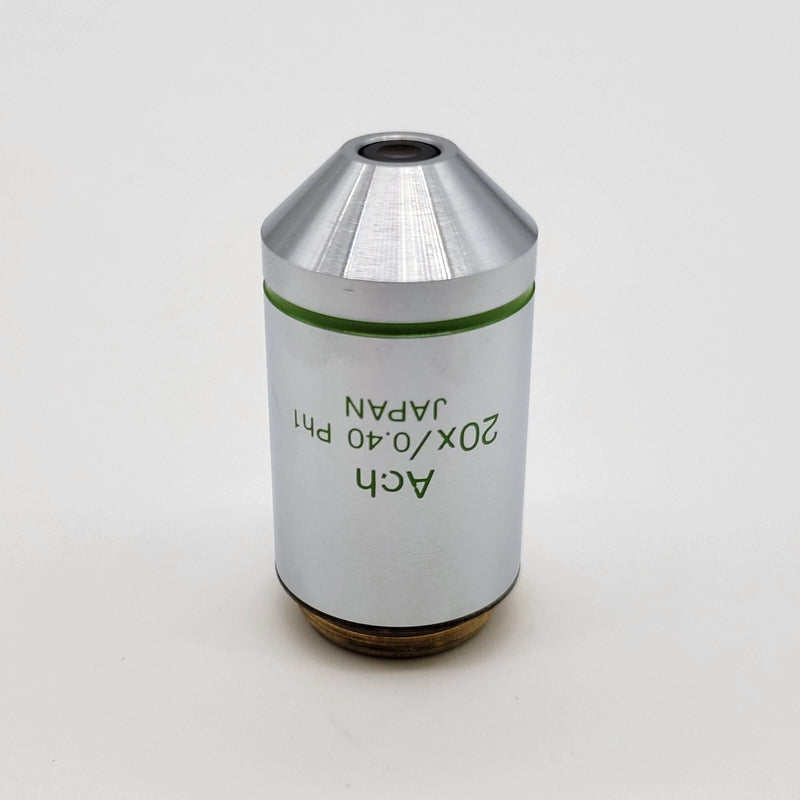 Olympus Microscope Objective Ach 20x Ph1 Phase Contrast - microscopemarketplace
